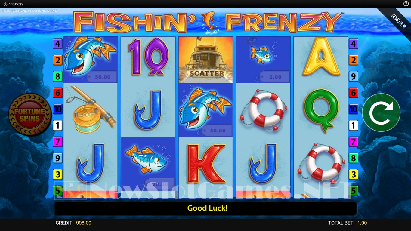 Fishin Frenzy Fortune Spins Slot Slot Image in Demo - pic. 2