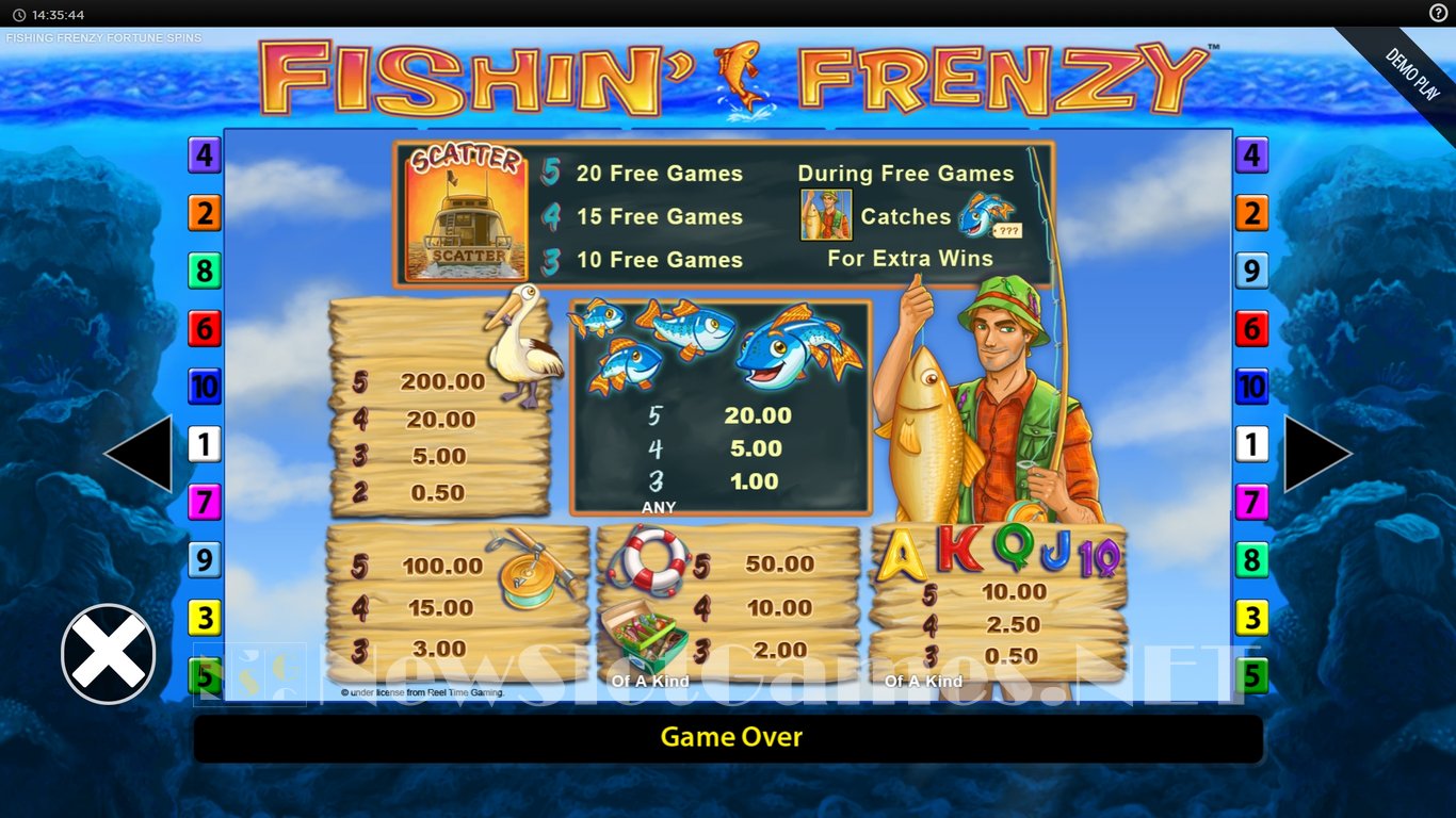 Fishin Frenzy Fortune Spins Slot Slot Image in Demo - pic. 5