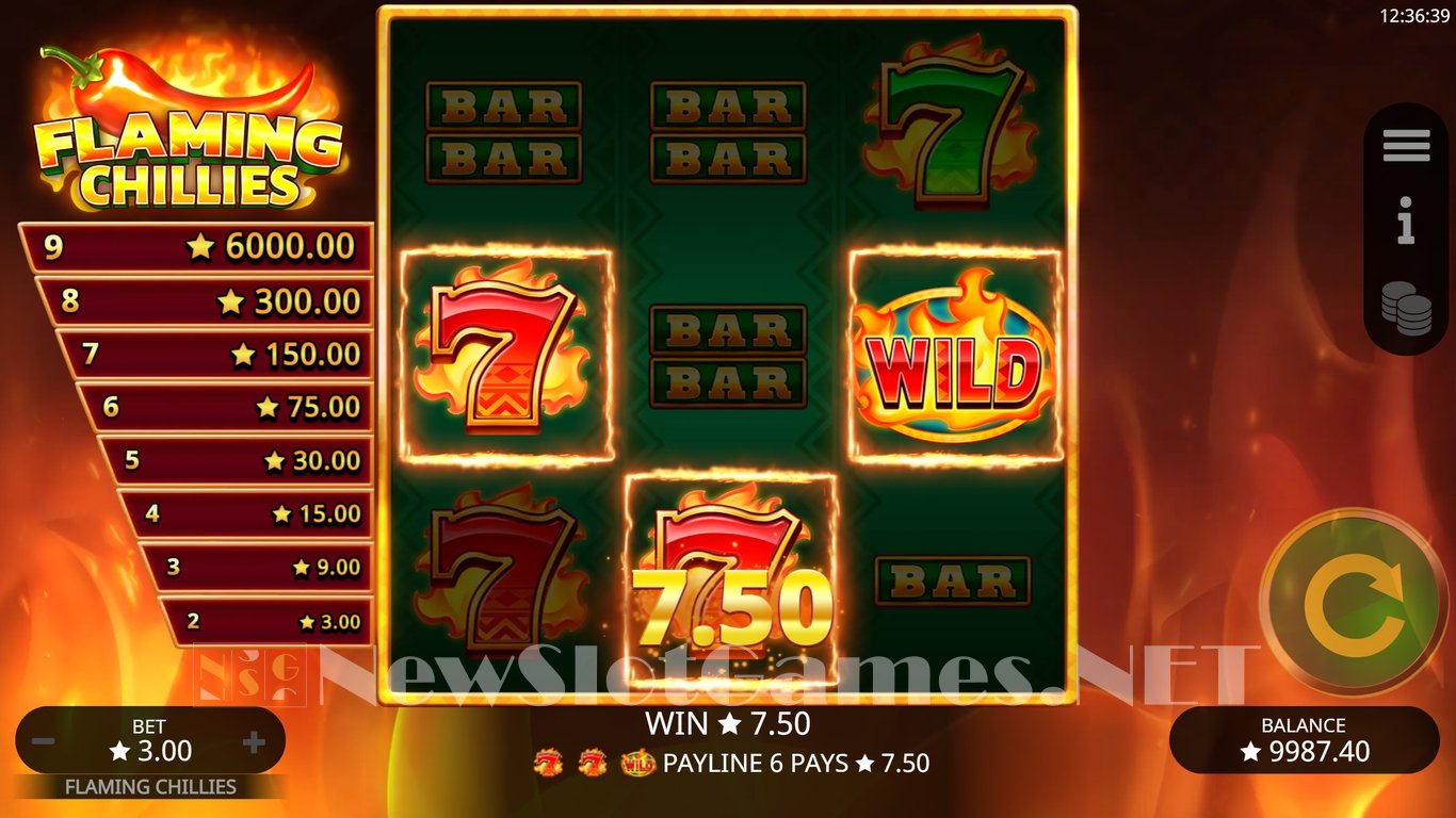 Flaming Chillies Slot Slot Image in Demo - pic. 3