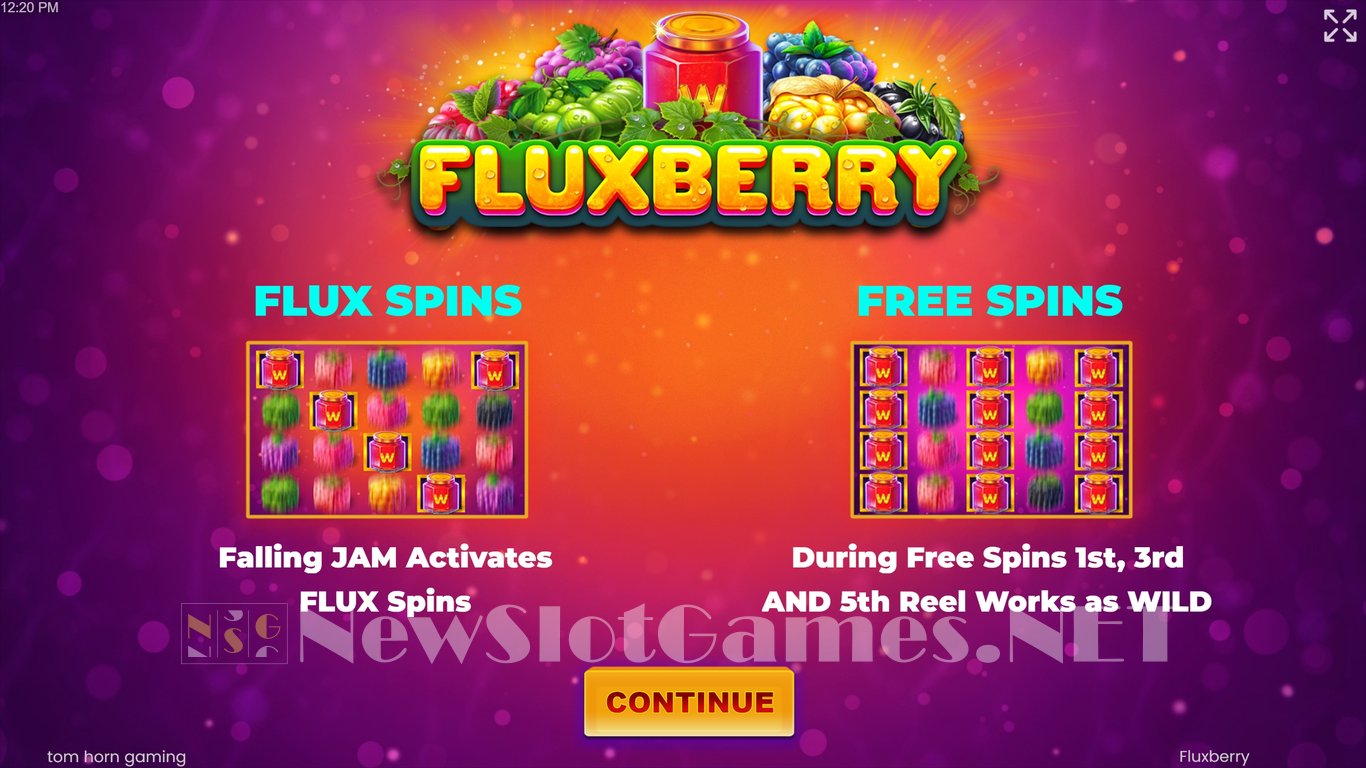 Fluxberry Slot Demo Image