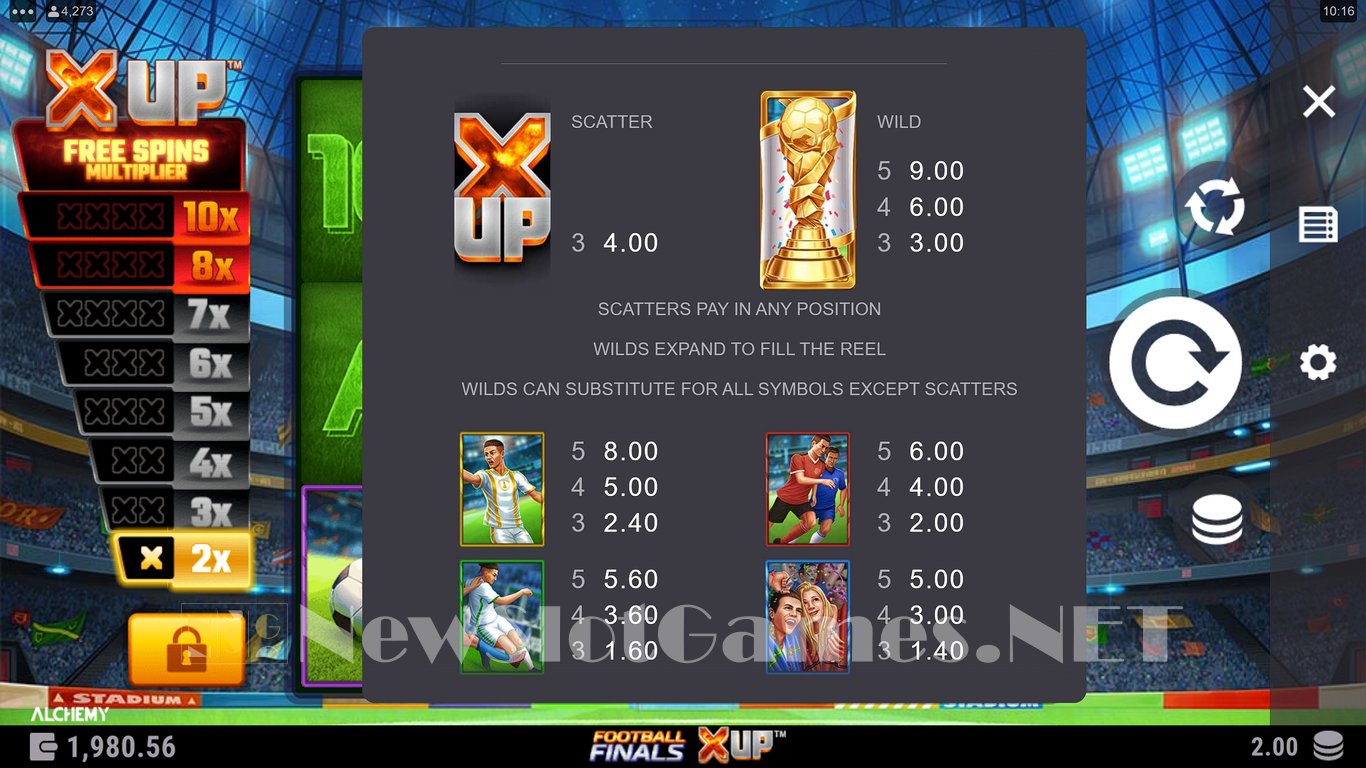 Football Finals X UP Slot Slot Image in Demo - pic. 5