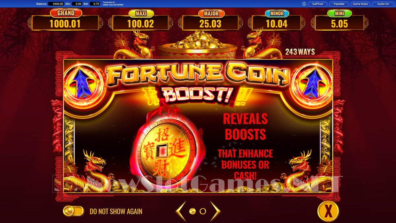 Fortune Coin Boost Slot Demo Image