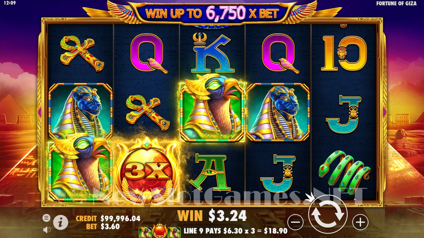 Fortune of Giza Slot Slot Image in Demo - pic. 4