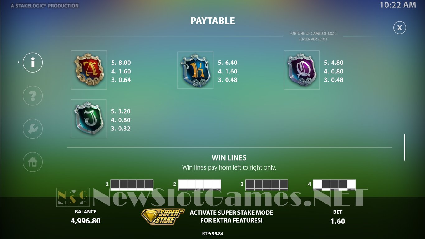 Fortune of Camelot Slot Slot Image in Demo - pic. 6