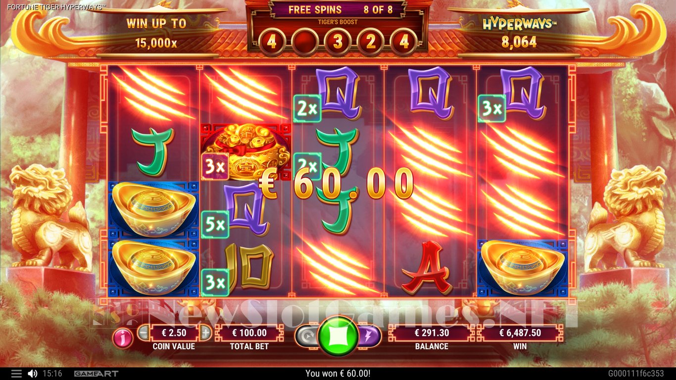 Fortune Tiger HyperWays Slot Slot Image in Demo - pic. 17