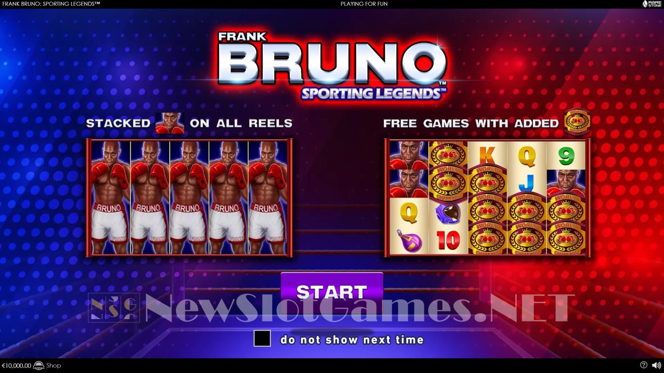 Frank Bruno Sporting Legends Slot Demo Image