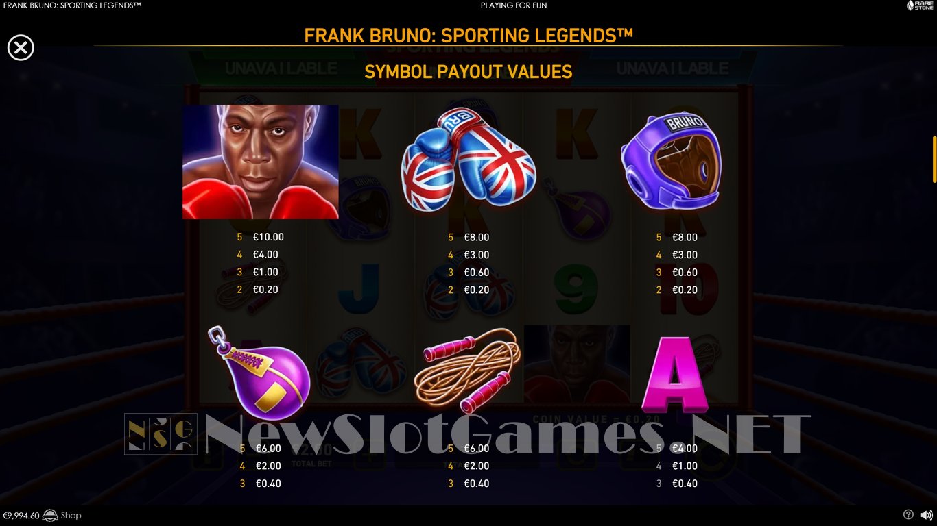 Frank Bruno Sporting Legends Slot Slot Image in Demo - pic. 5