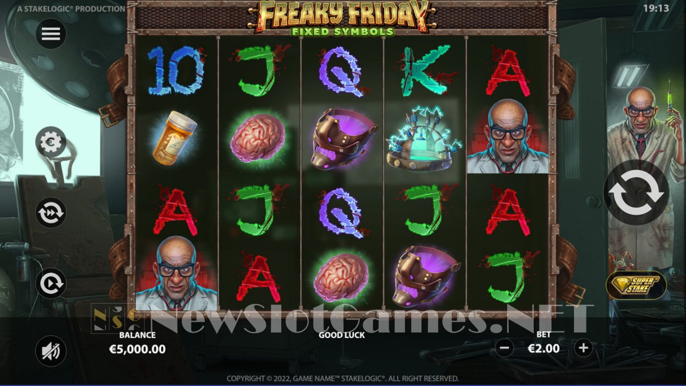 Freaky Friday Fixed Symbols Slot Demo Image