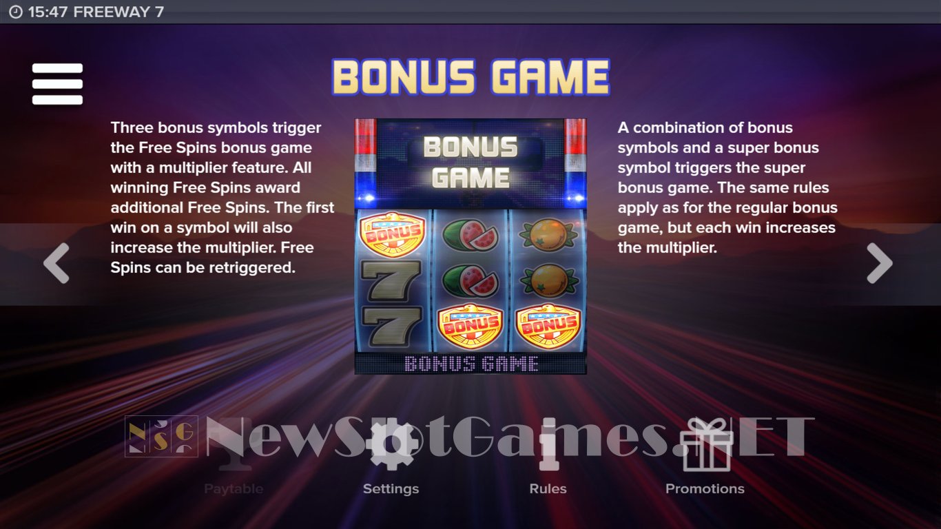 Freeway 7 Slot Slot Image in Demo - pic. 5