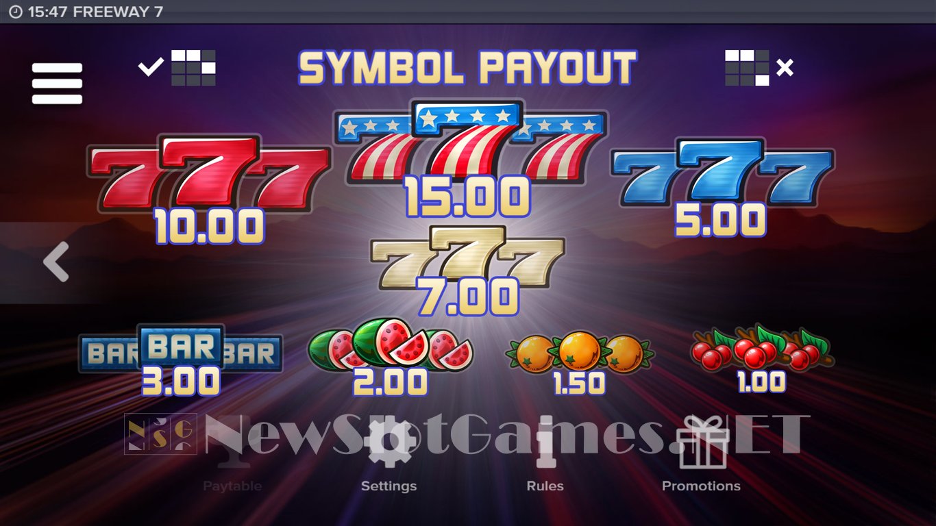Freeway 7 Slot Slot Image in Demo - pic. 6