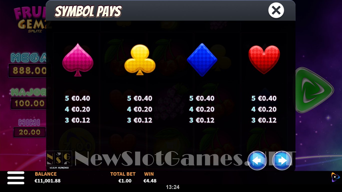 Fruit Gemz Splitz Slot Slot Image in Demo - pic. 8
