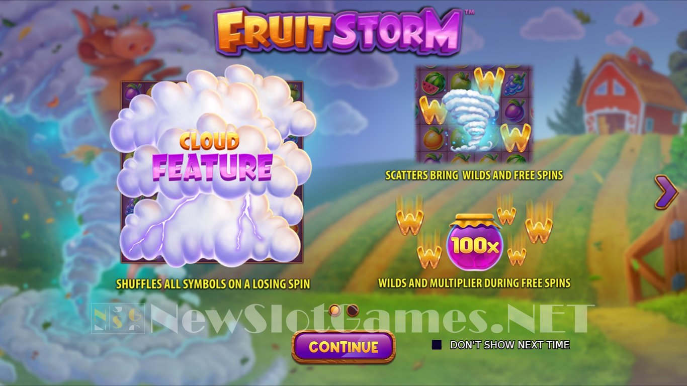 Fruit Storm Slot Demo Image