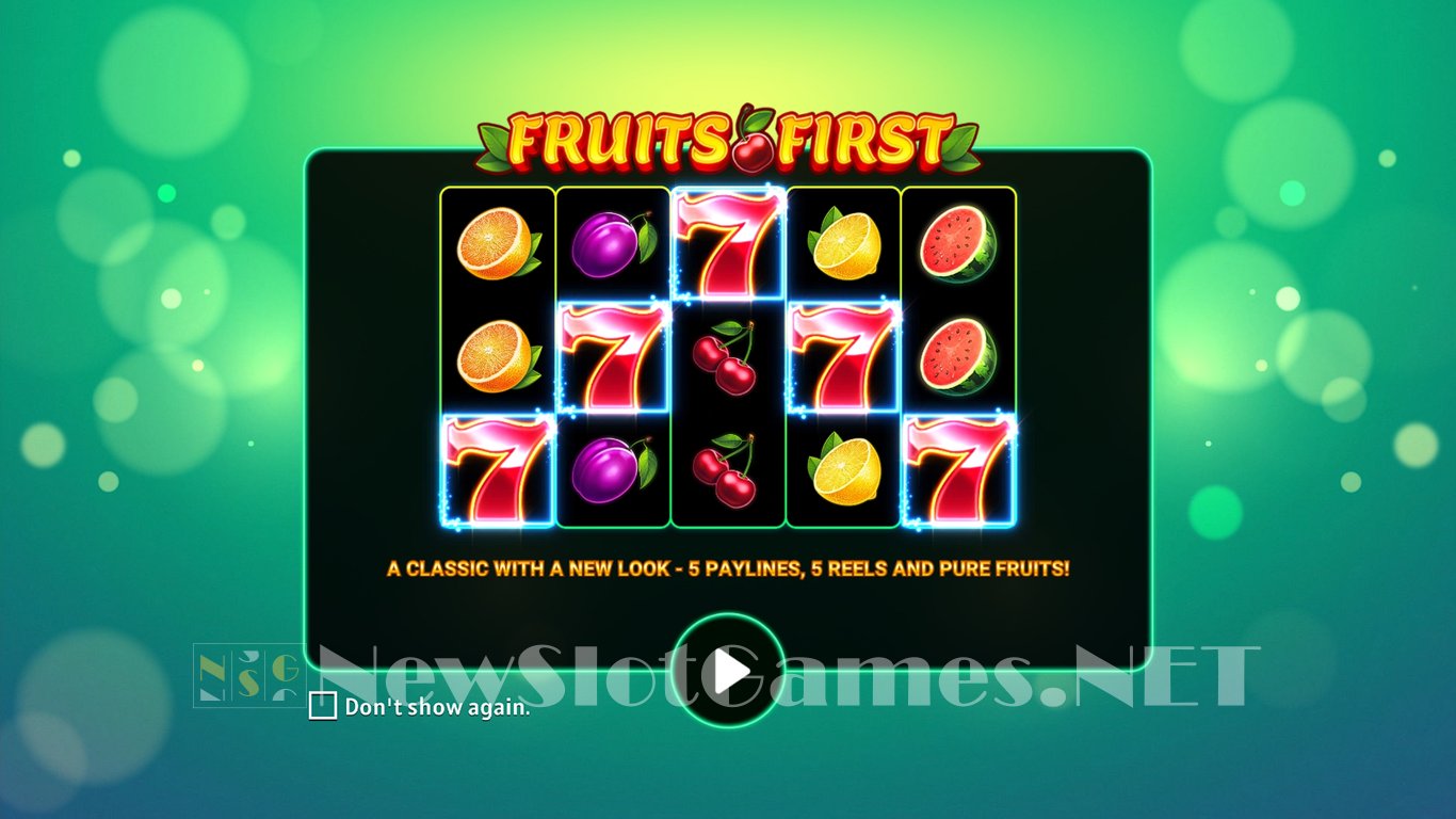 Fruits First Slot Demo Image