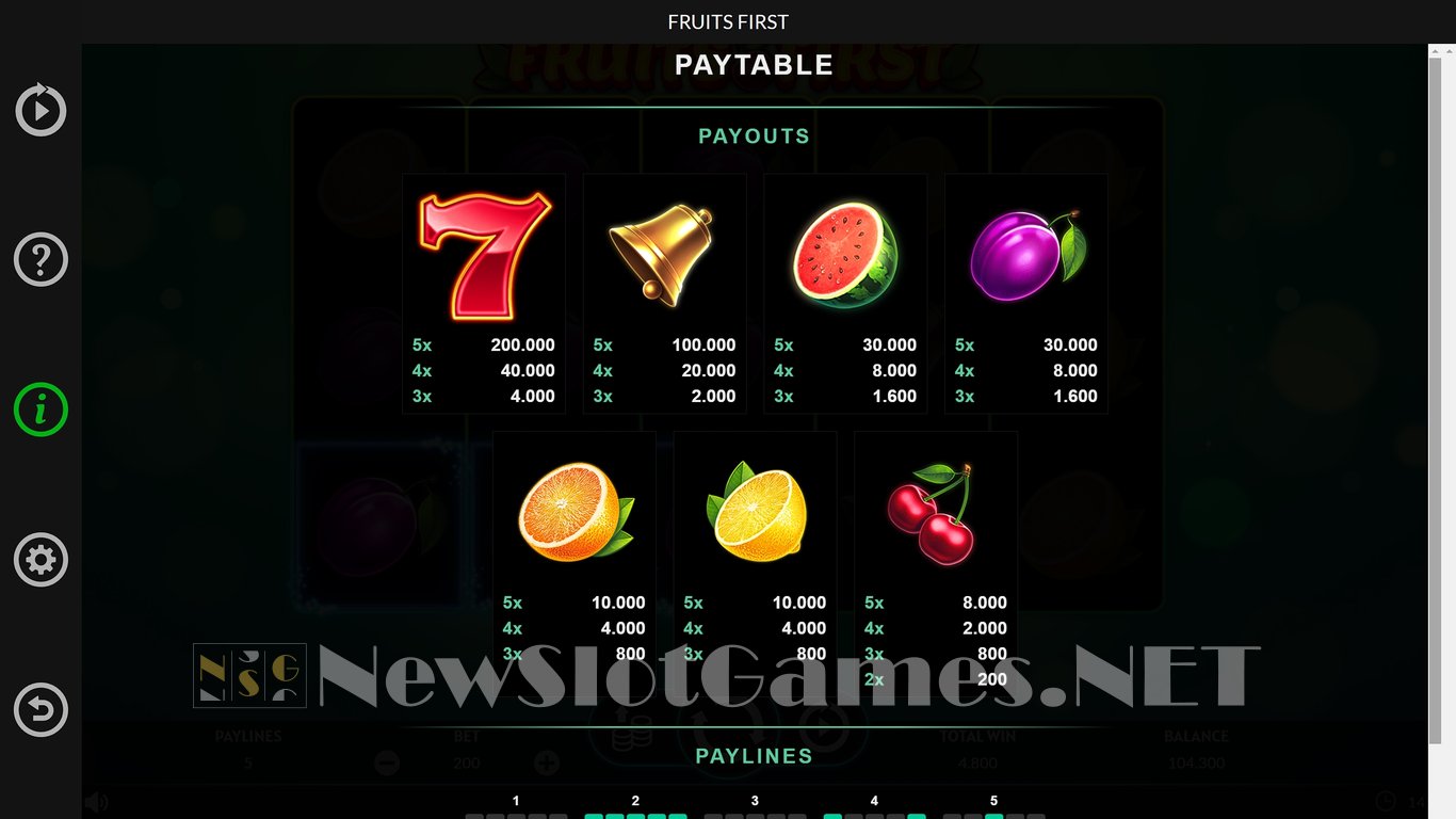 Fruits First Slot Slot Image in Demo - pic. 4