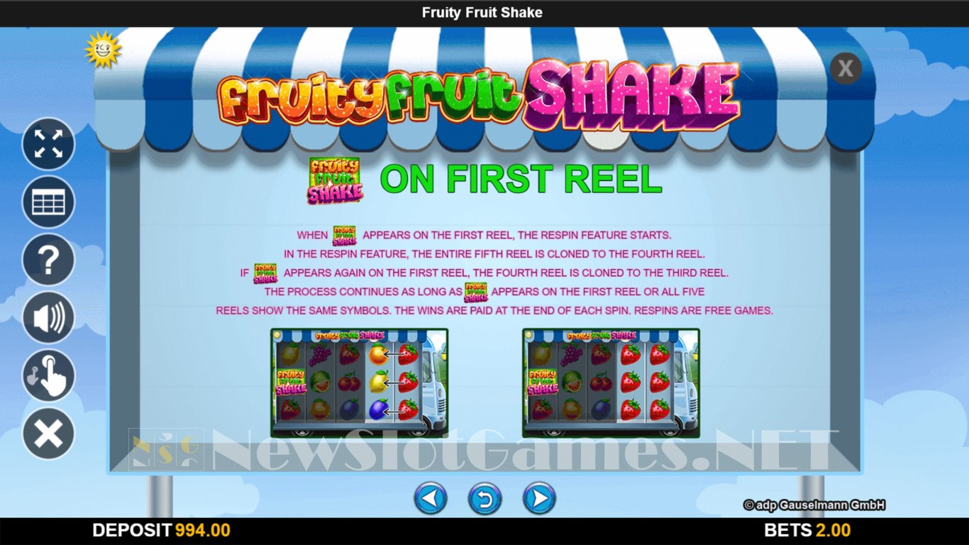 Fruity Fruit Shake Slot Slot Image in Demo - pic. 4