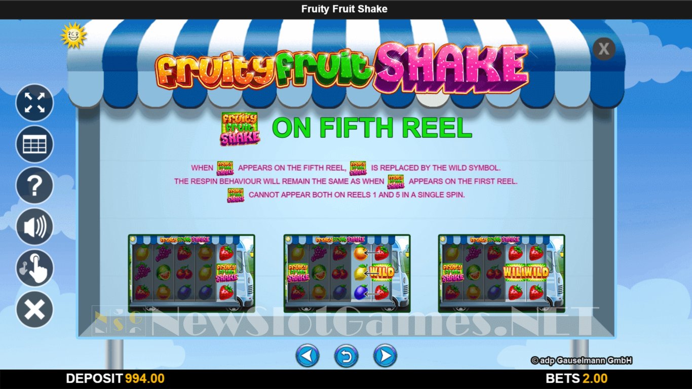 Fruity Fruit Shake Slot Slot Image in Demo - pic. 5