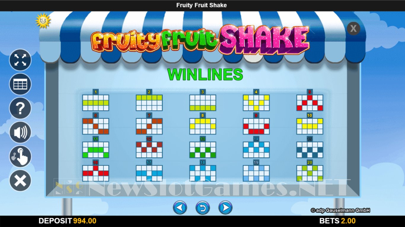 Fruity Fruit Shake Slot Slot Image in Demo - pic. 6