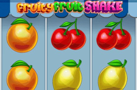 Fruity Fruit Shake Slot Logo