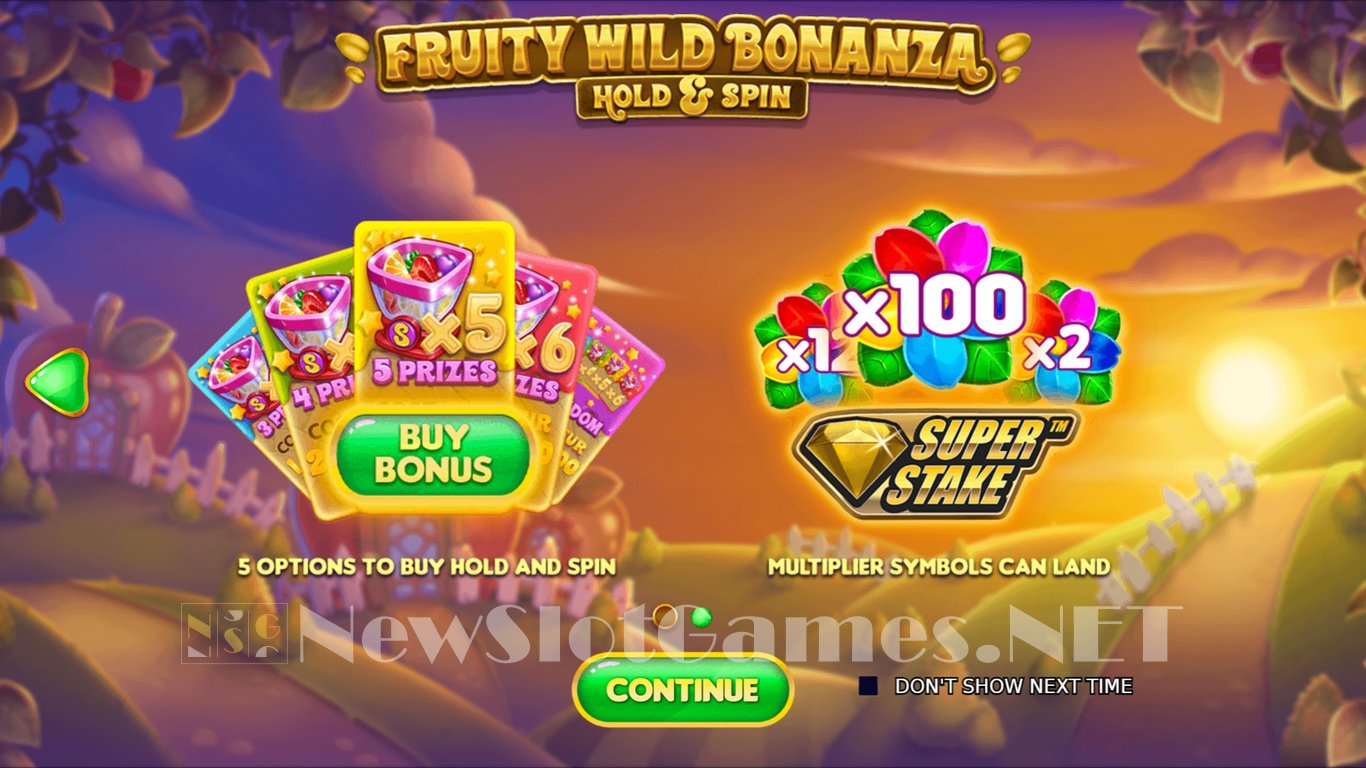 Fruity Wild Bonanza Slot Demo Image