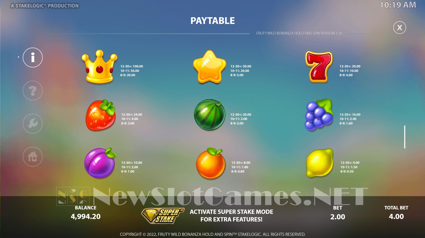 Fruity Wild Bonanza Slot Slot Image in Demo - pic. 8