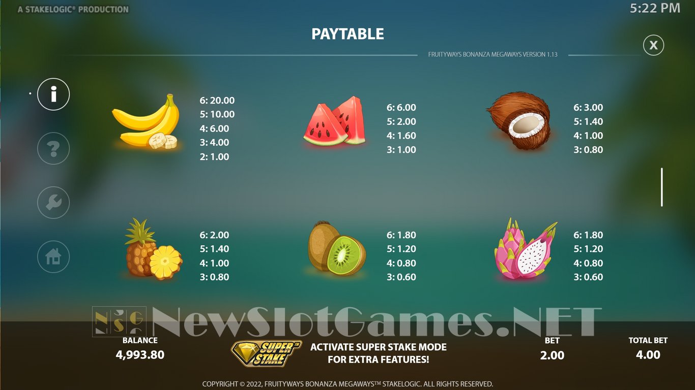 Fruityways Bonanza Megaways Slot Slot Image in Demo - pic. 6