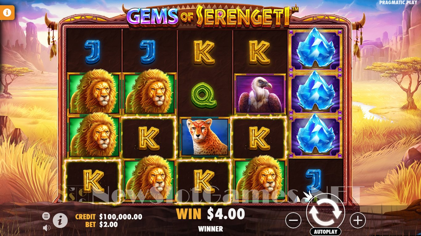 Gems of Serengeti Slot Slot Image in Demo - pic. 2