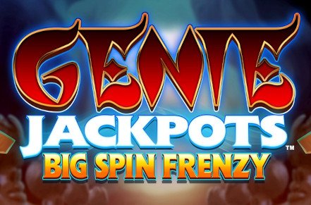 Genie Jackpots Big Spin Frenzy Slot Logo