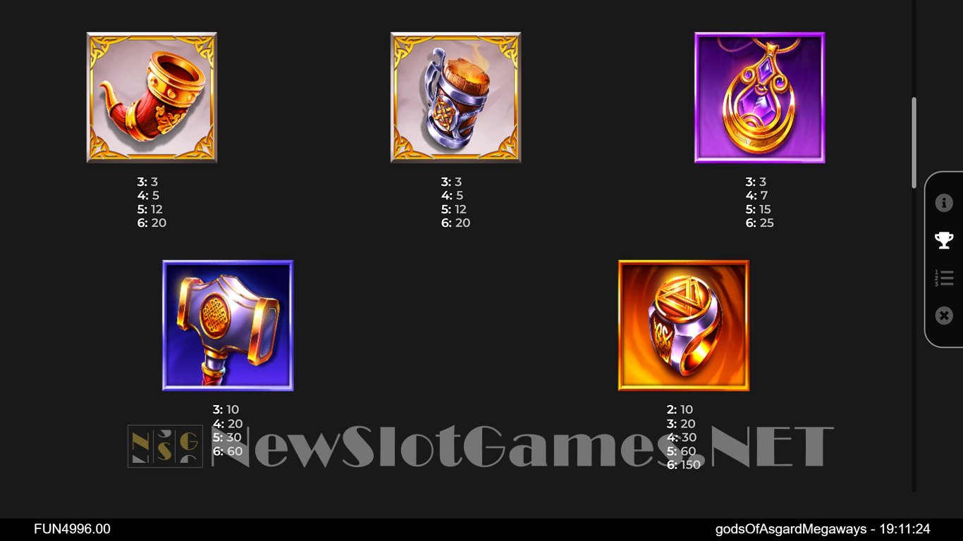 Gods of Asgard Megaways Slot Slot Image in Demo - pic. 4