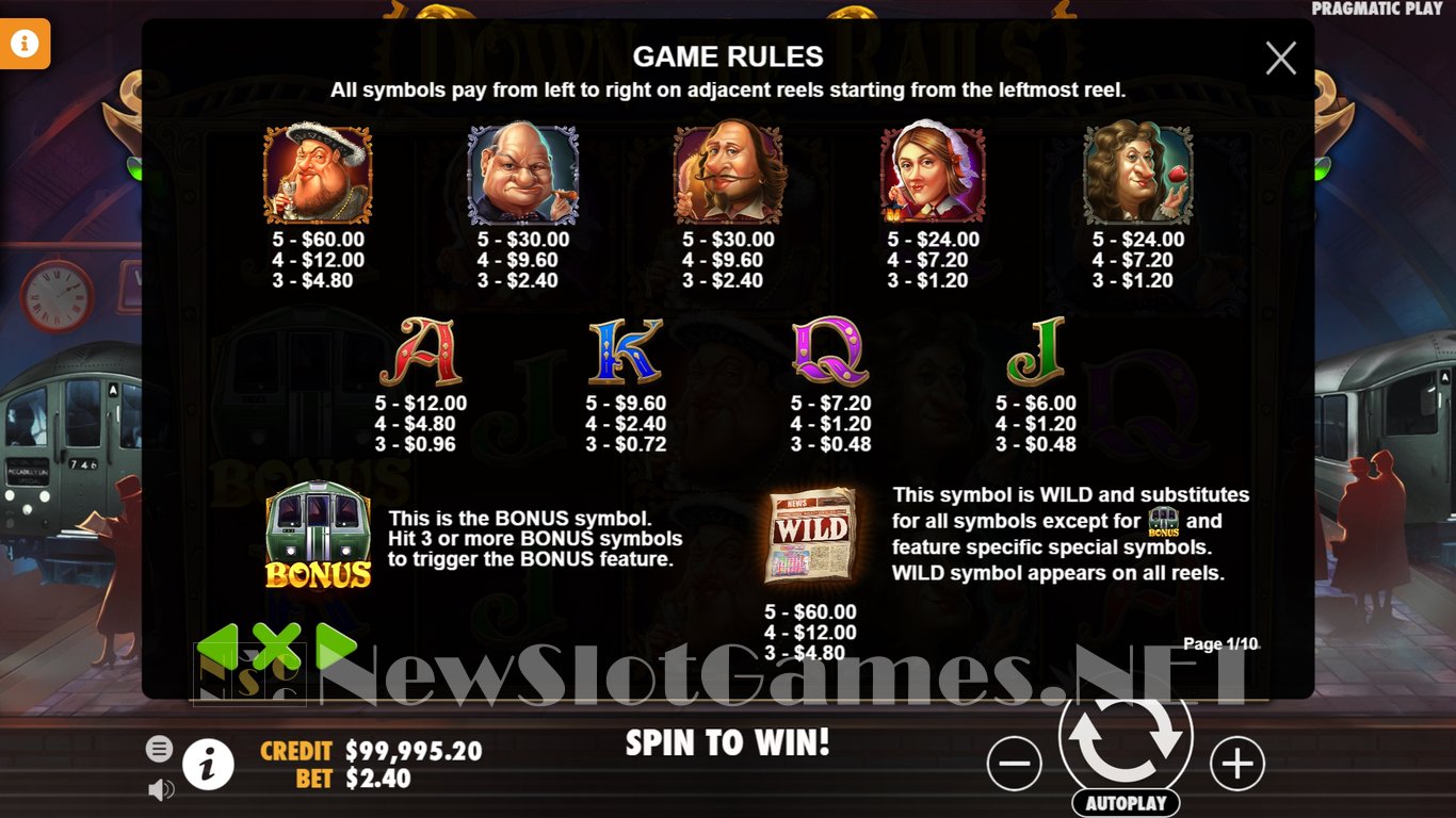 Down the Rails Slot Slot Image in Demo - pic. 4
