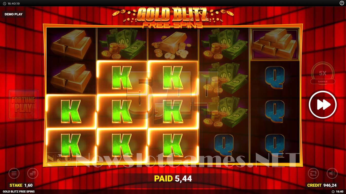 Gold Blitz Free Spins Slot Slot Image in Demo - pic. 11