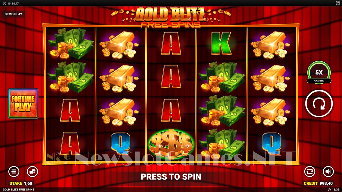 Gold Blitz Free Spins Slot Slot Image in Demo - pic. 3