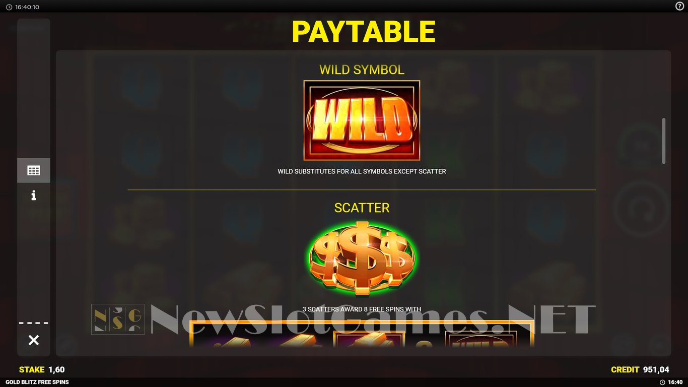 Gold Blitz Free Spins Slot Slot Image in Demo - pic. 8