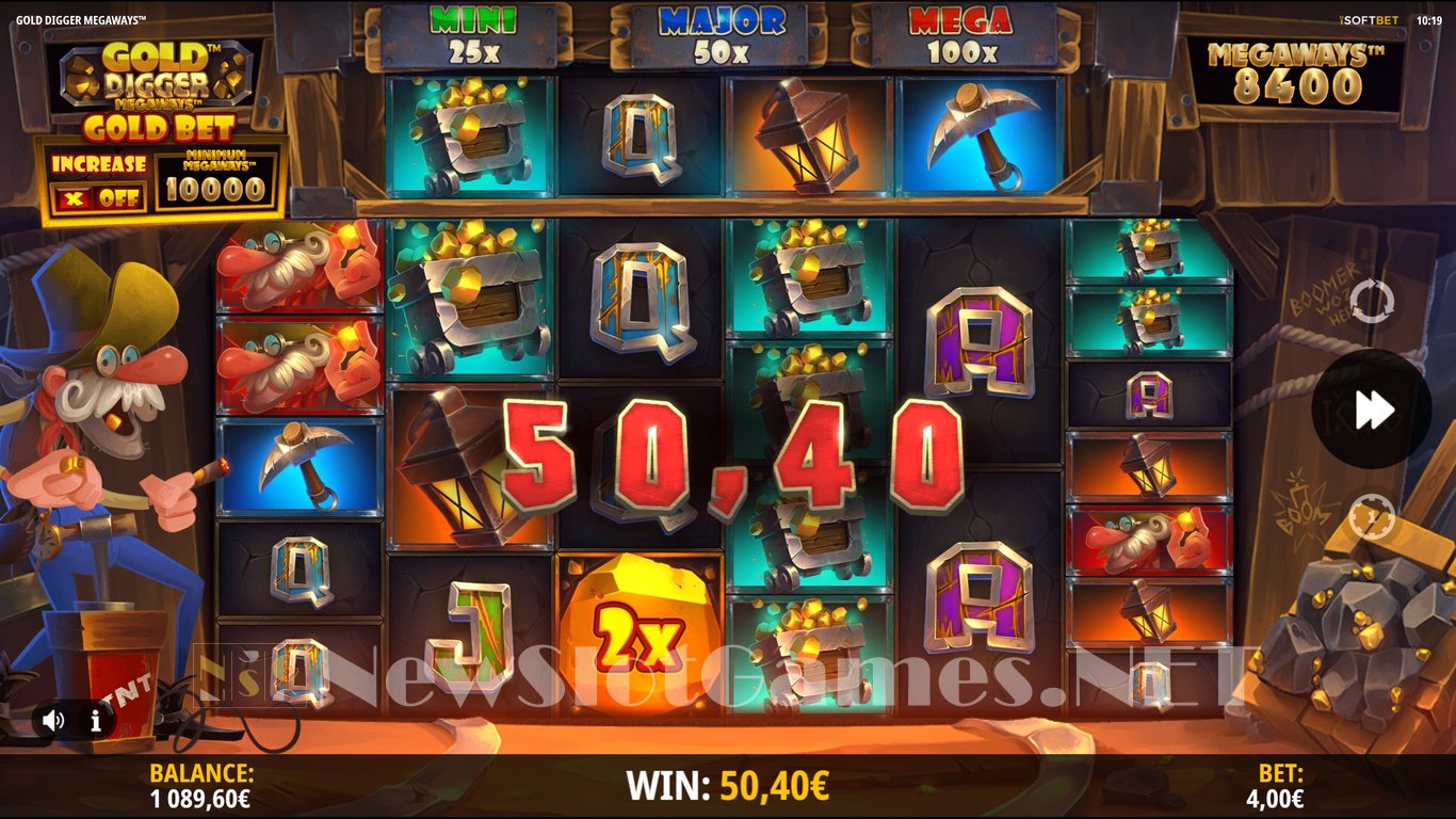 Gold Digger Megaways Slot Slot Image in Demo - pic. 11
