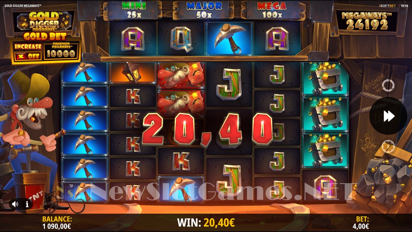 Gold Digger Megaways Slot Slot Image in Demo - pic. 14