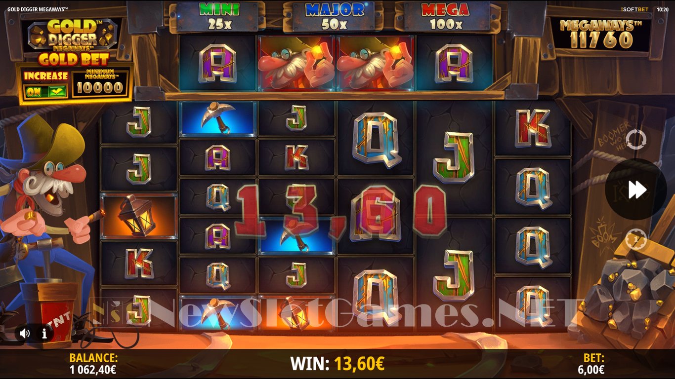 Gold Digger Megaways Slot Slot Image in Demo - pic. 16