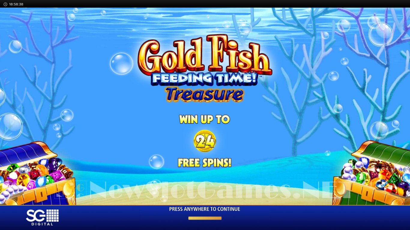 Gold Fish Feeding Time Slot Demo Image