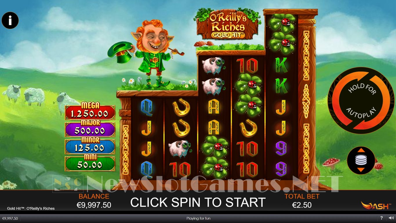 Gold Hit O Reillys Riches Slot Demo Image