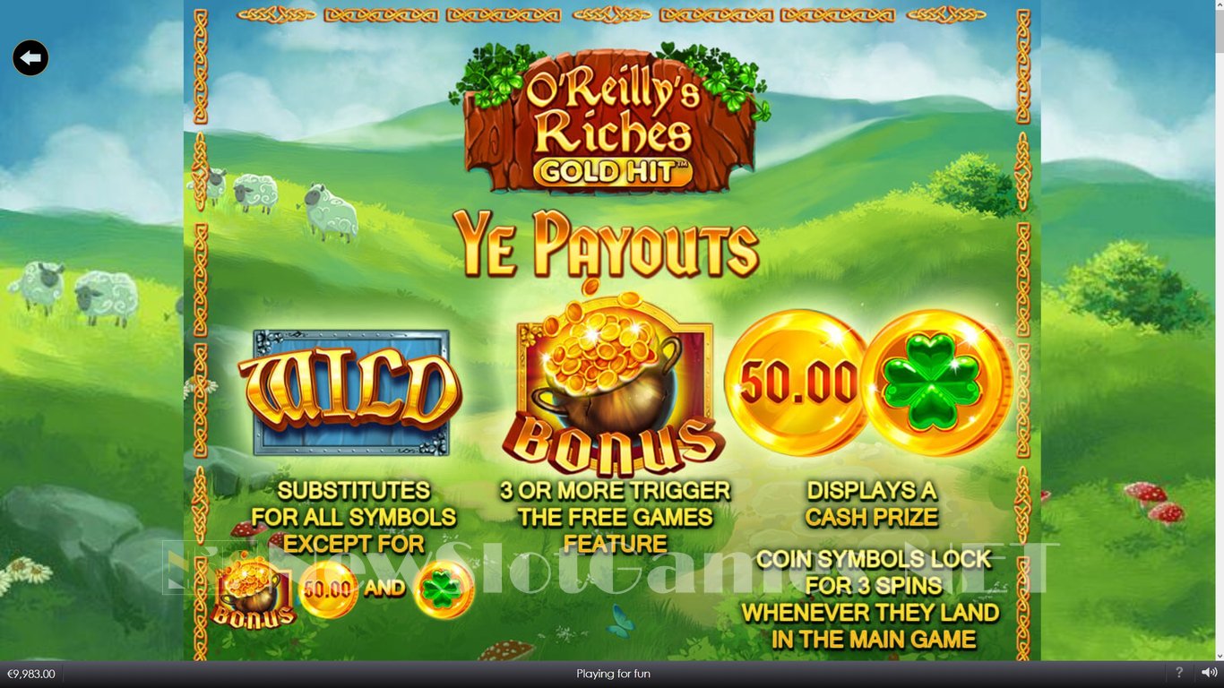 Gold Hit O Reillys Riches Slot Slot Image in Demo - pic. 5