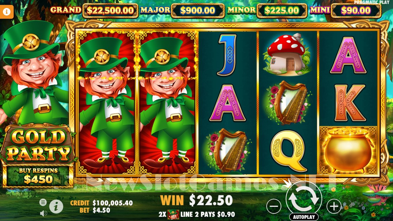 Gold Party Slot Slot Image in Demo - pic. 6
