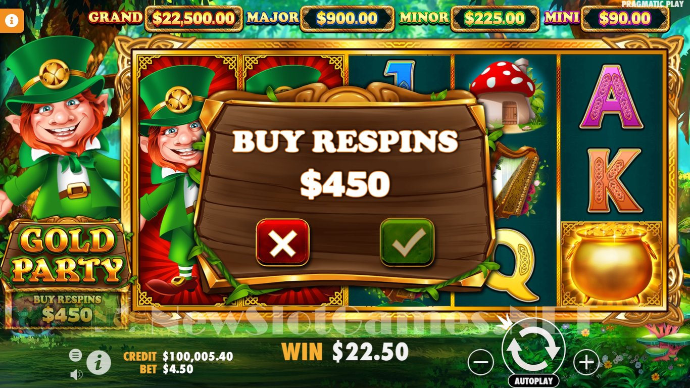 Gold Party Slot Slot Image in Demo - pic. 7