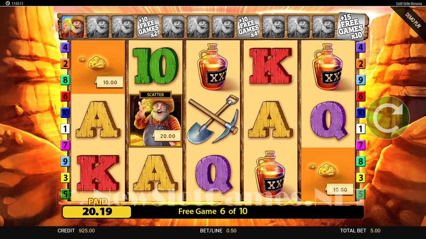 Gold Strike Bonanza Slot Slot Image in Demo - pic. 12