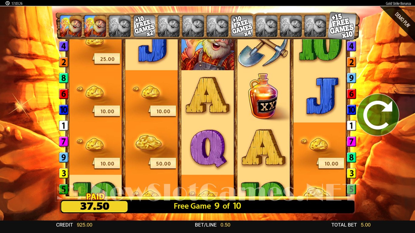 Gold Strike Bonanza Slot Slot Image in Demo - pic. 13