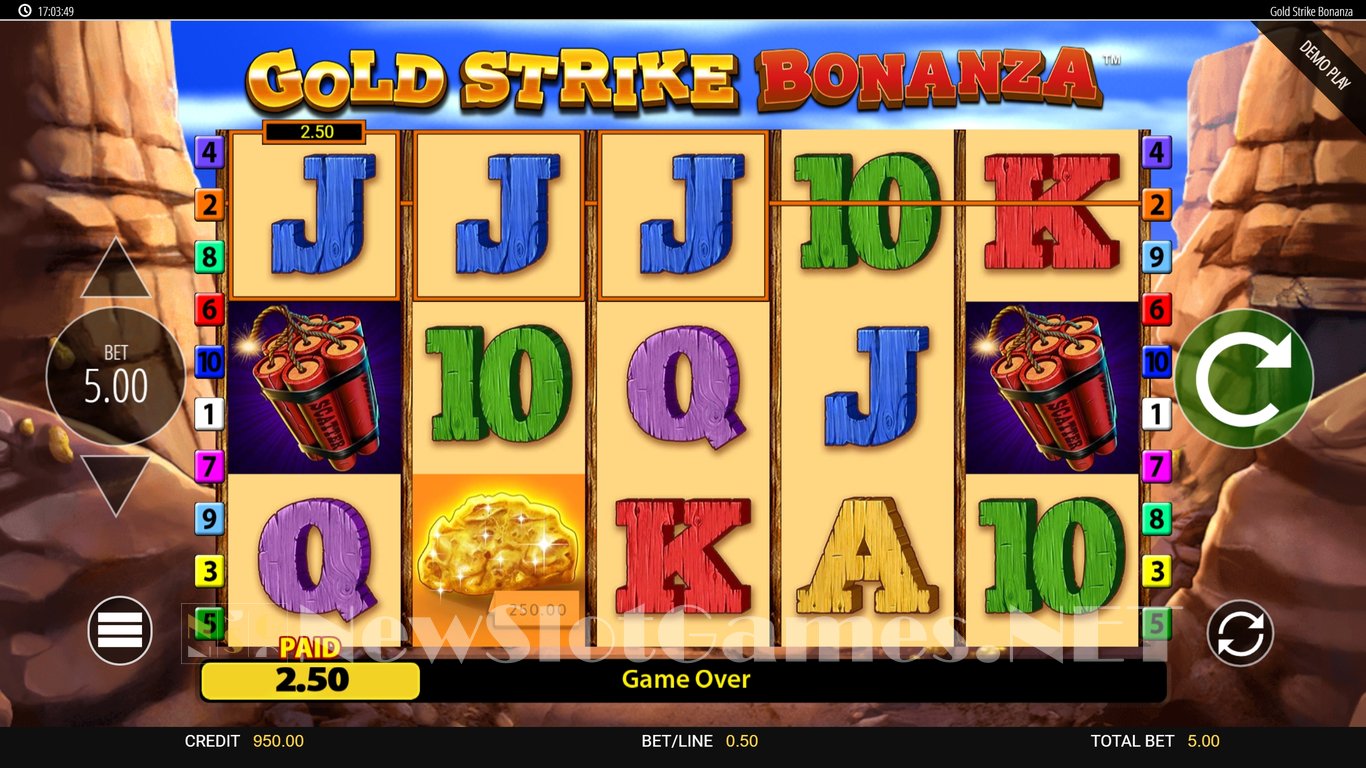 Gold Strike Bonanza Slot Slot Image in Demo - pic. 15