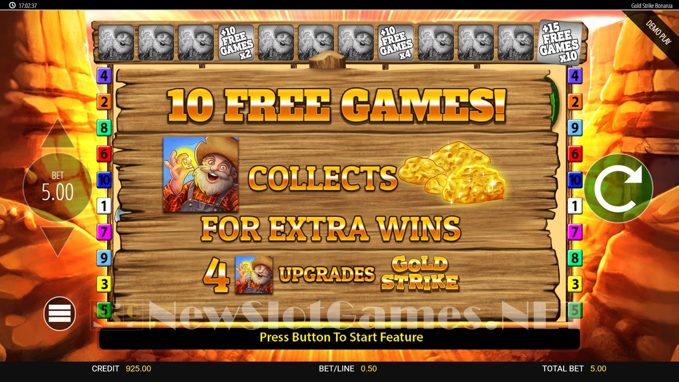 Gold Strike Bonanza Slot Slot Image in Demo - pic. 8