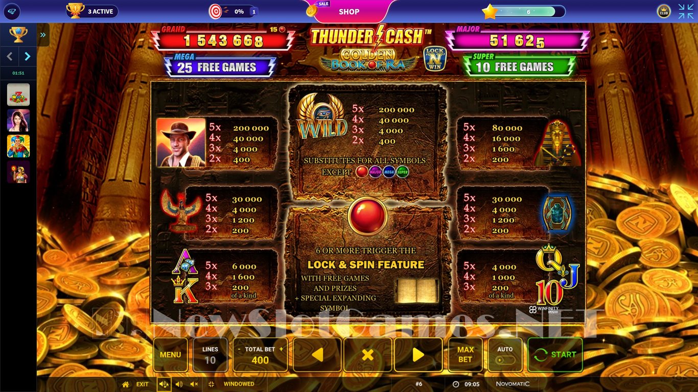 Golden Book of Ra Slot Slot Image in Demo - pic. 4