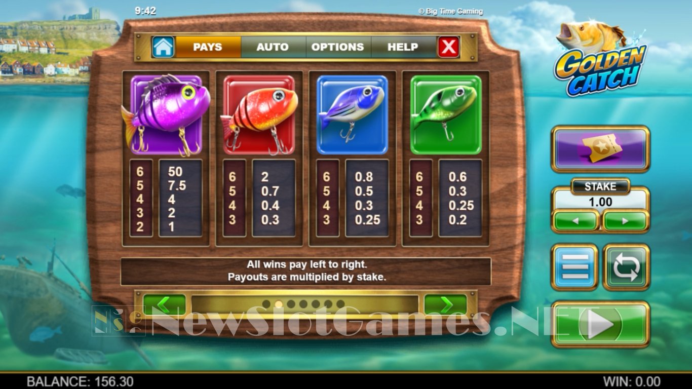Golden Catch Megaways Slot Slot Image in Demo - pic. 6
