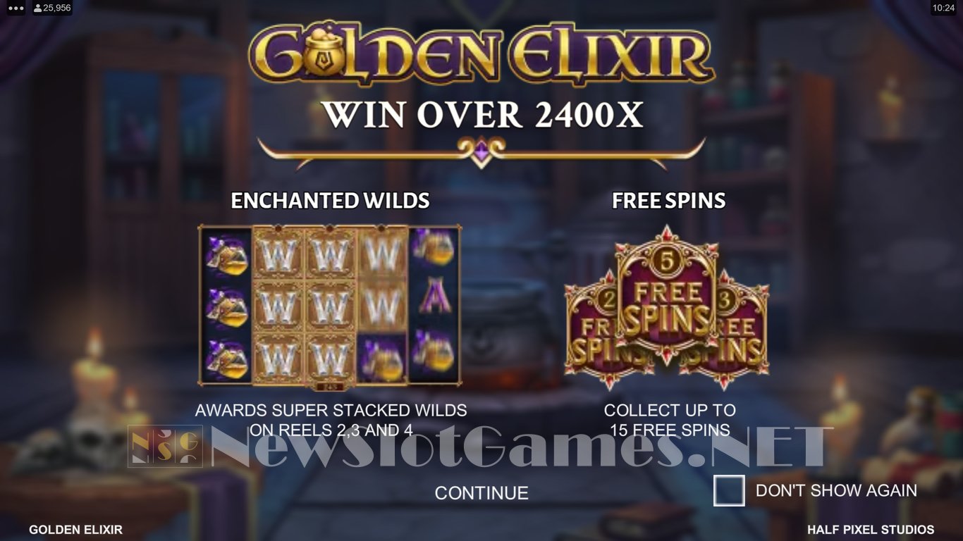 Golden Elixir Slot Demo Image
