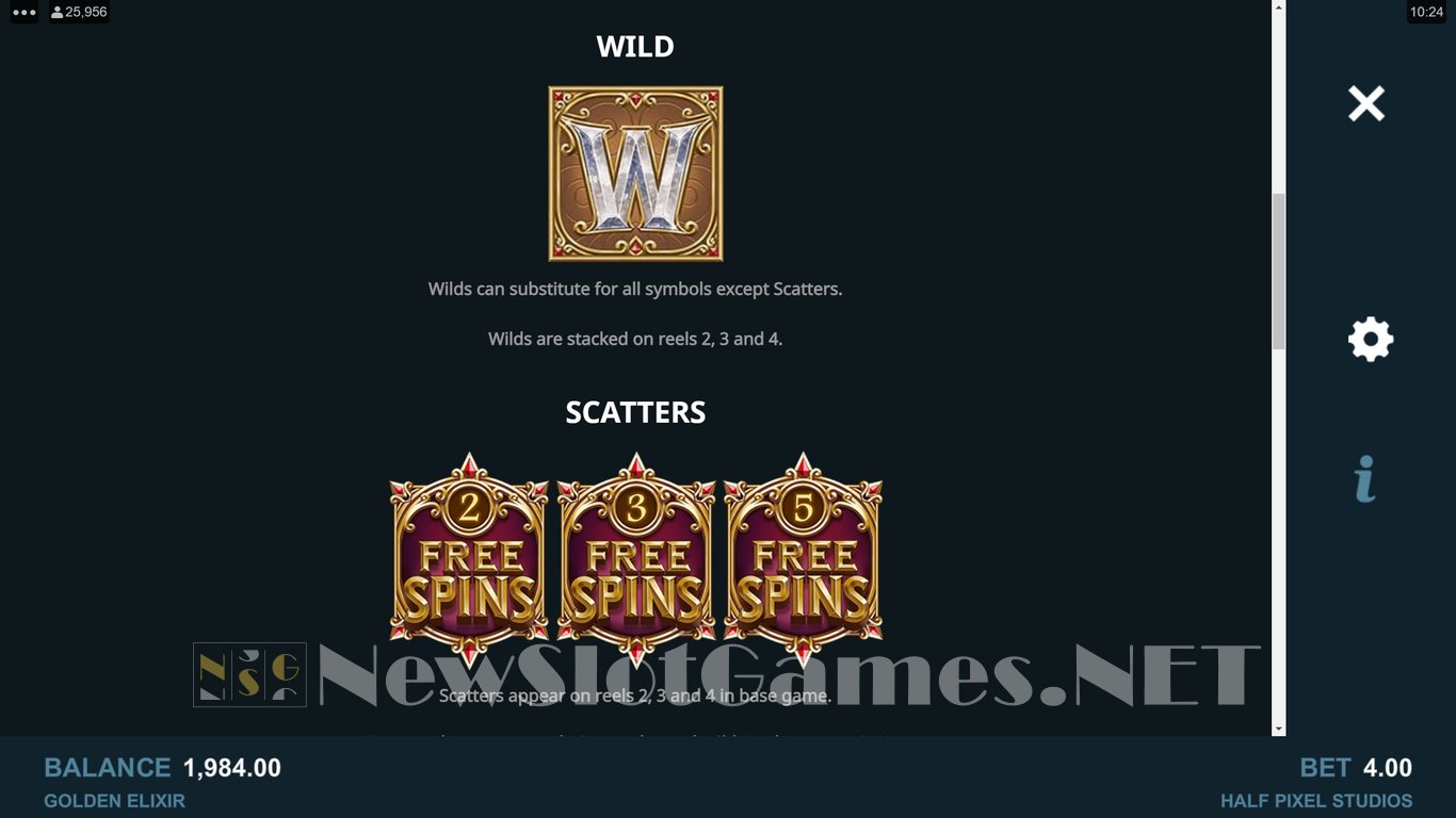 Golden Elixir Slot Slot Image in Demo - pic. 5