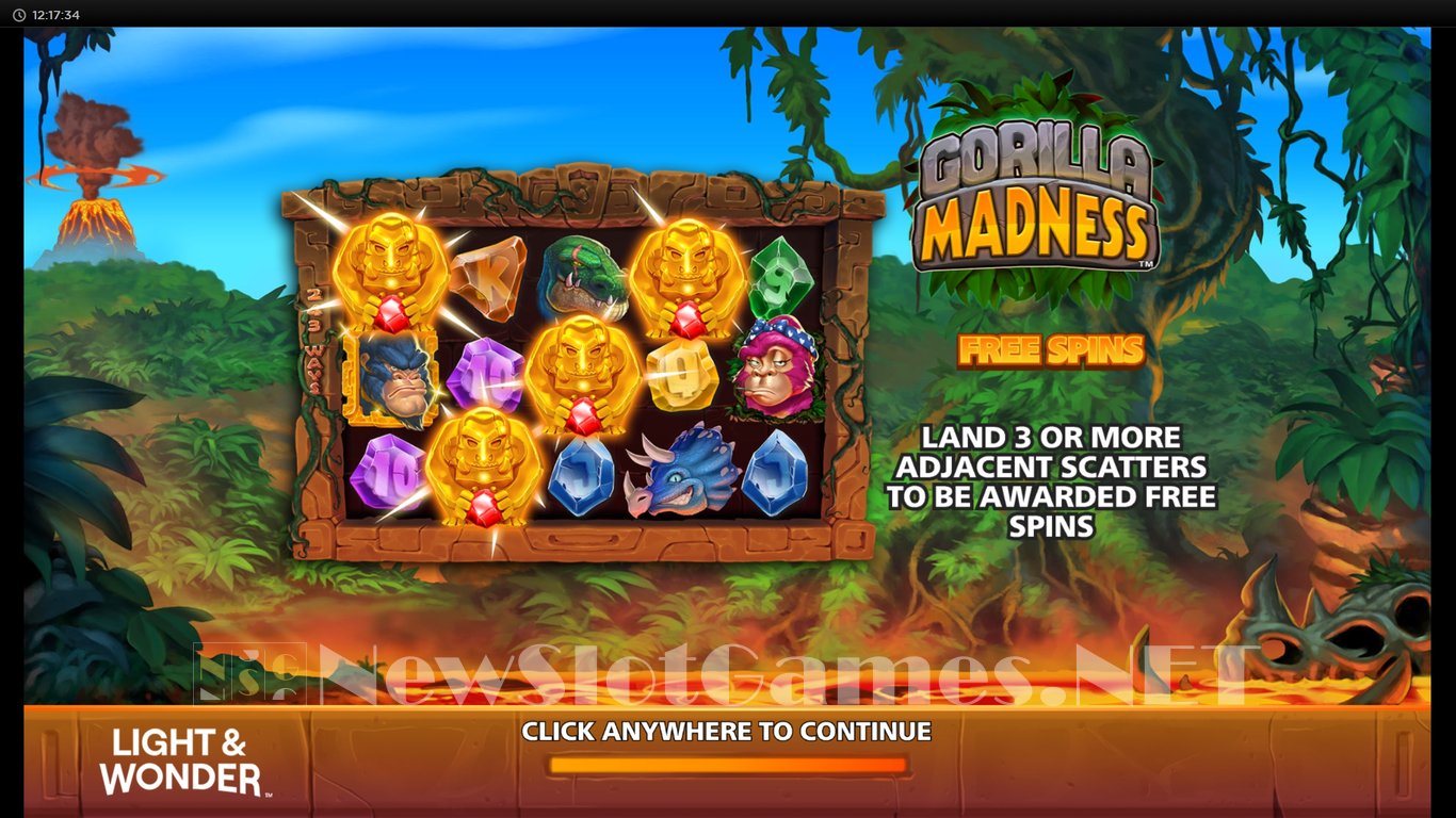 Gorilla Madness Slot Demo Image