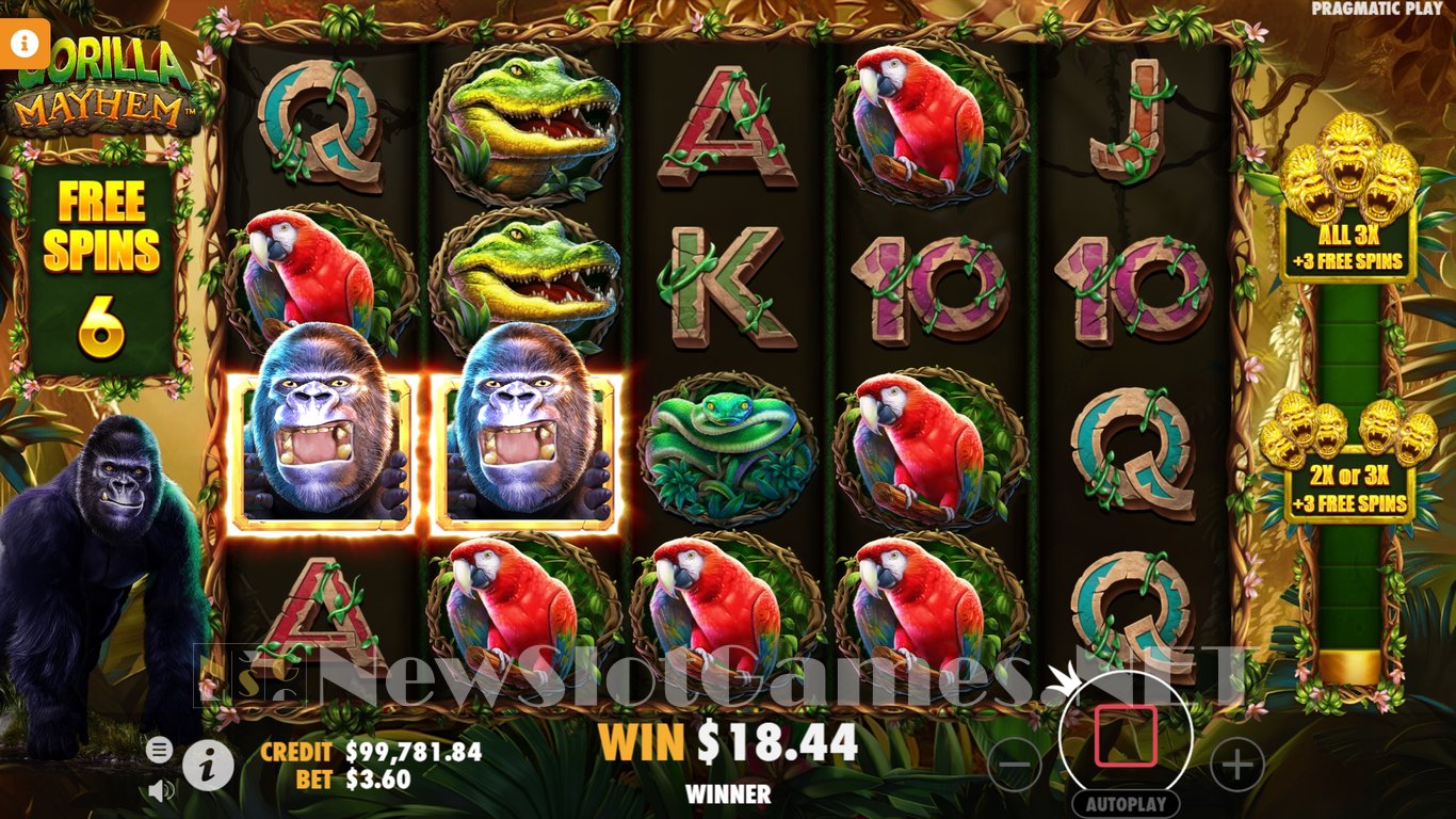 Gorilla Mayhem Slot Slot Image in Demo - pic. 13
